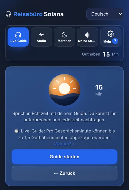 Live-Guide: Ihr Logo beim Guide