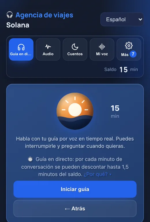 Guía en vivo: su logotipo en el guía