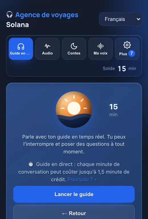 Guide en direct : votre logo sur le guide